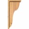 Ekena Millwork Carmel Smooth Corbel w/Backplate, Western Red Cedar, 7 1/2"W x 10"D x 22"H COR08X10X22CAR01SWR - alternate 2